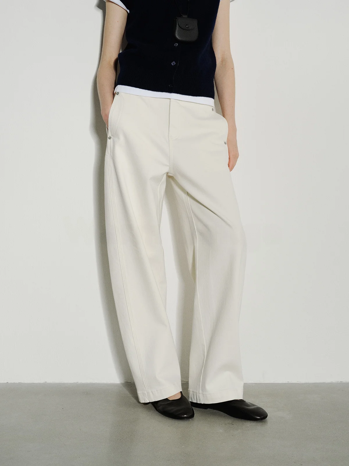 

Джинсы женские с высокой талией, на подкладке, свободные, стройнящие, универсальные, из хлопка, прямые, на молнии, повседневные