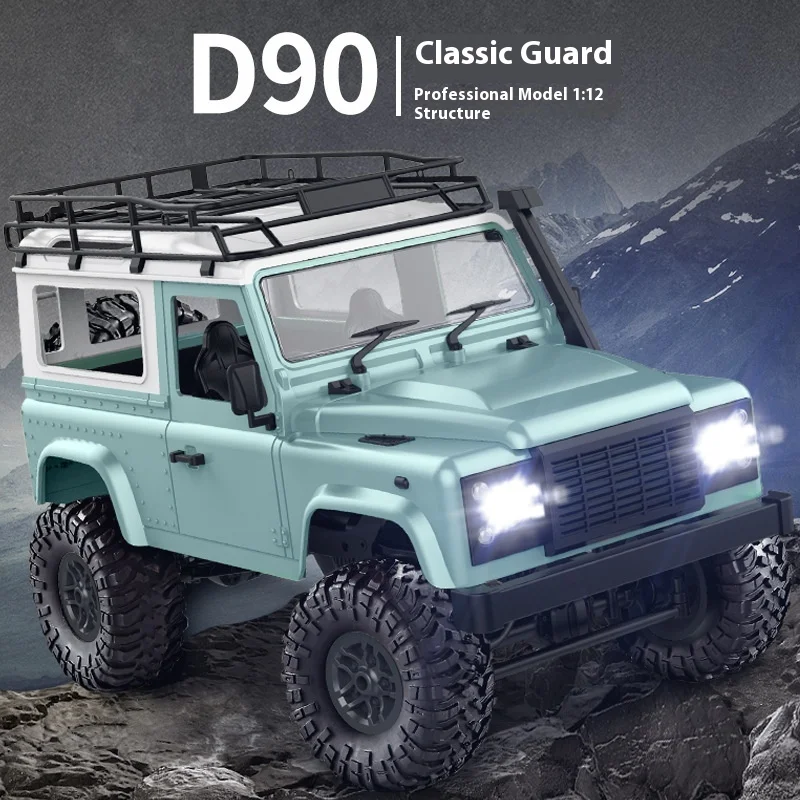 

Domineering cool handsome MN Mangniu 90 remote RC climbing car Land Rover Defender model boy outdoor toy four-wheel drive alloyD