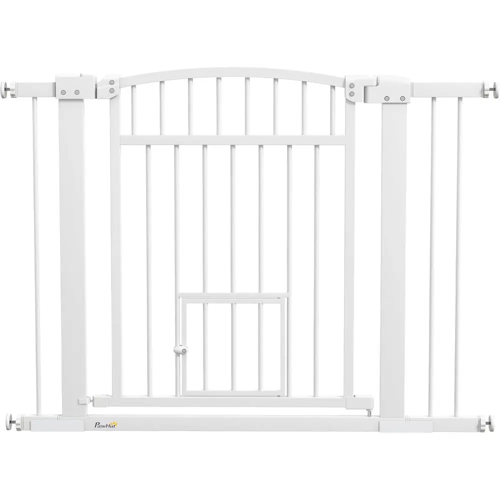 Pet Gate Indoor with Cat Door, 30