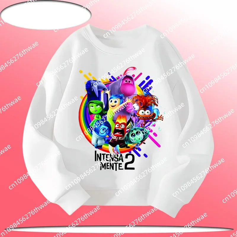 

Children's crew-neck sports shirt -Mindy Squad Boys & Girls Casual Hooded Sweatshirt - Fall/Winter Pullover with Cartoon Print
