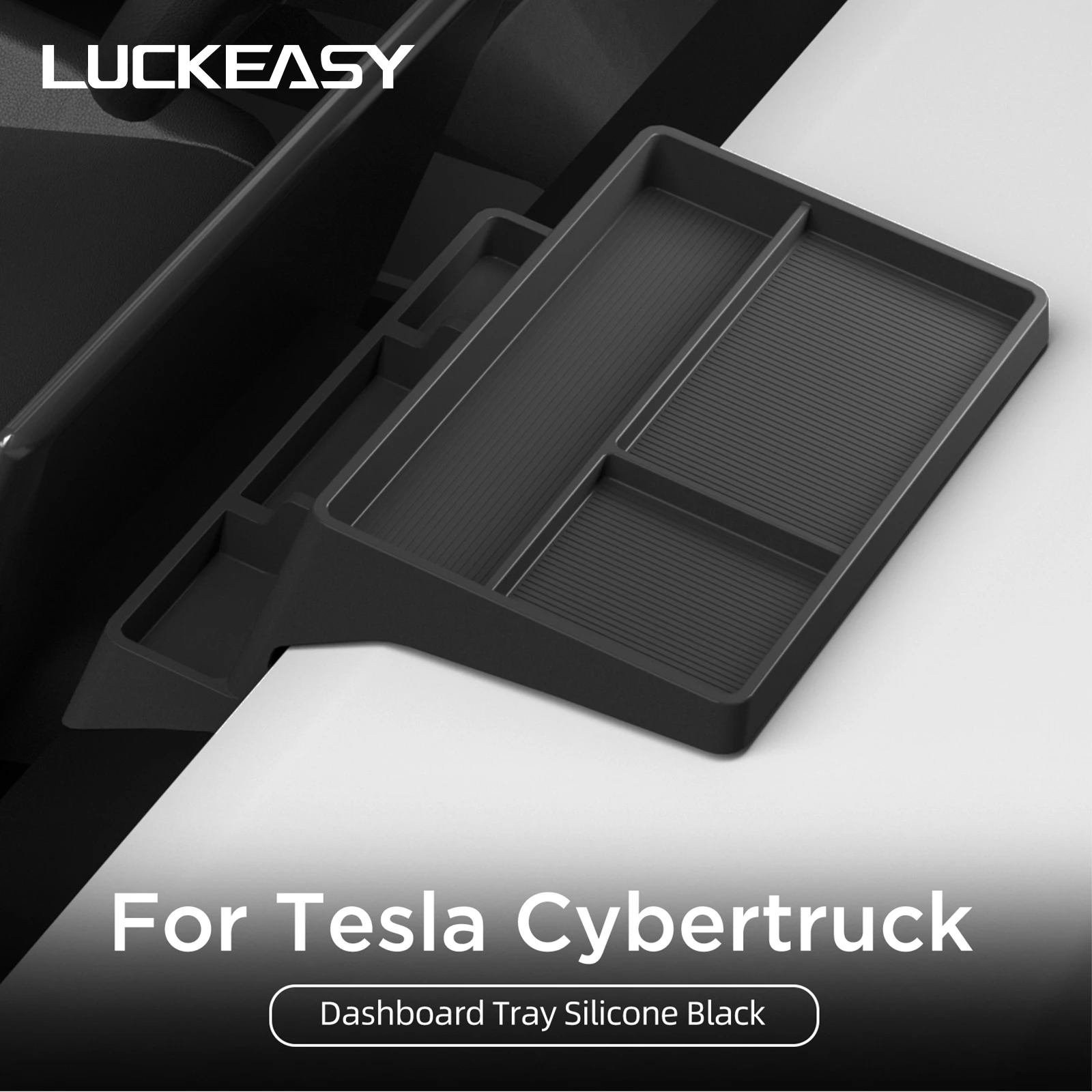 

For Tesla Cybertruck 2024-2025 Car Dashboard Storage Box Instrument Panel Organizer Storage Tray Auto Interior Accessories 1pc