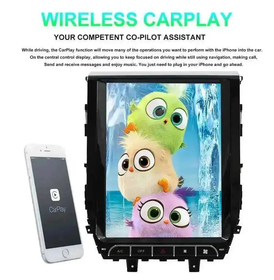 256 ギガバイトの Android carplay スクリーントヨタランドクルーザー VXR lc200 2017-2021 車の自動車 GPS 12.1 ''マルチメディアビデオプレーヤーステレオ