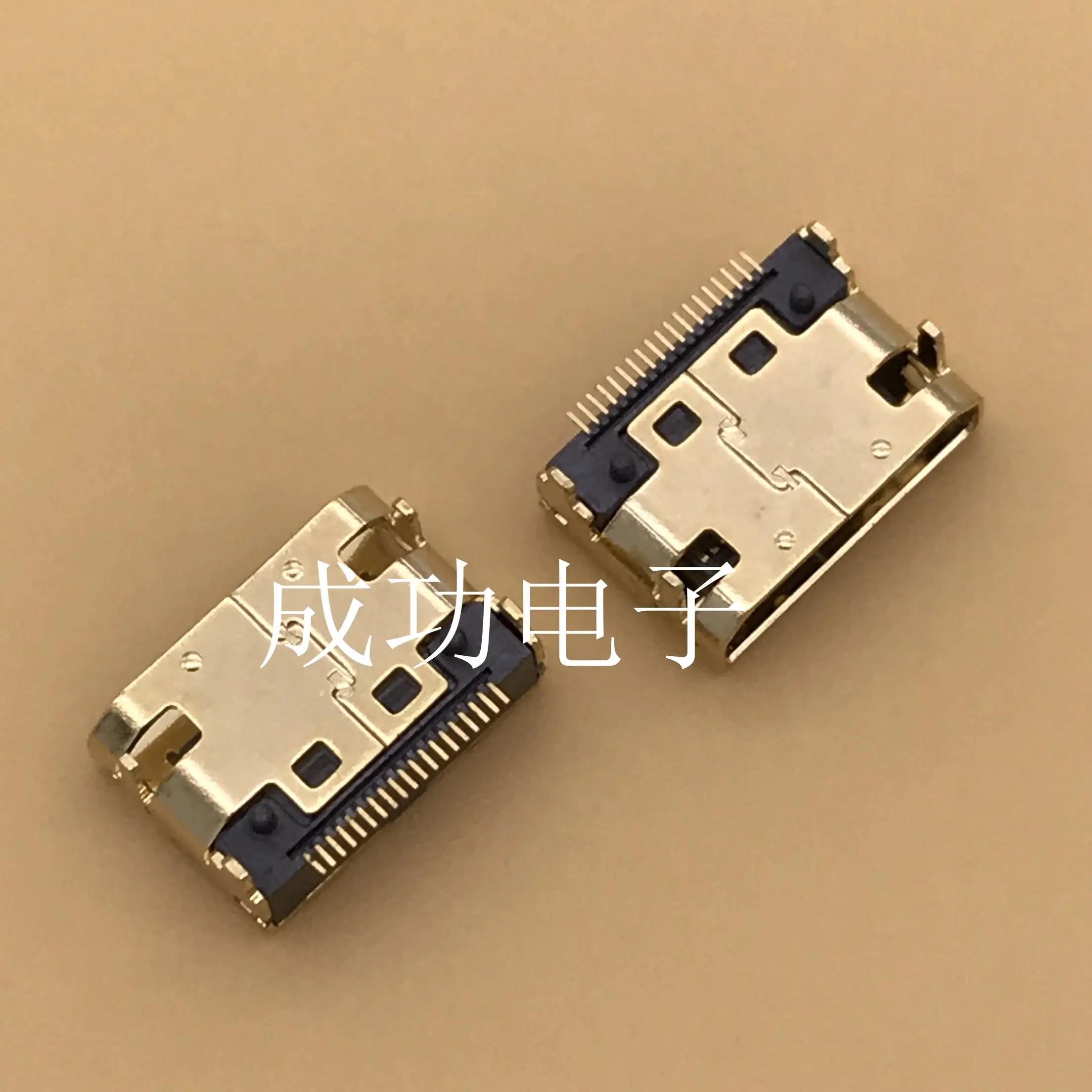 For Mini HDMI patch 19P USB MINI high definition female seat C type port, tablet high definition interface/socket