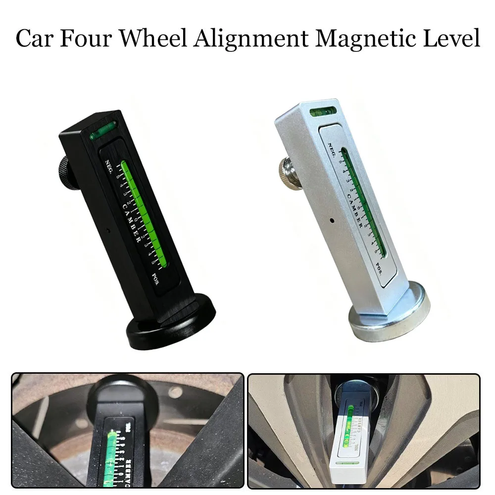 Automobile Four-wheel Positioning Magnetic Level Truck Wheel Alignment Tools Camber Castor Strut Wheel Hub Alignment Tool Kit