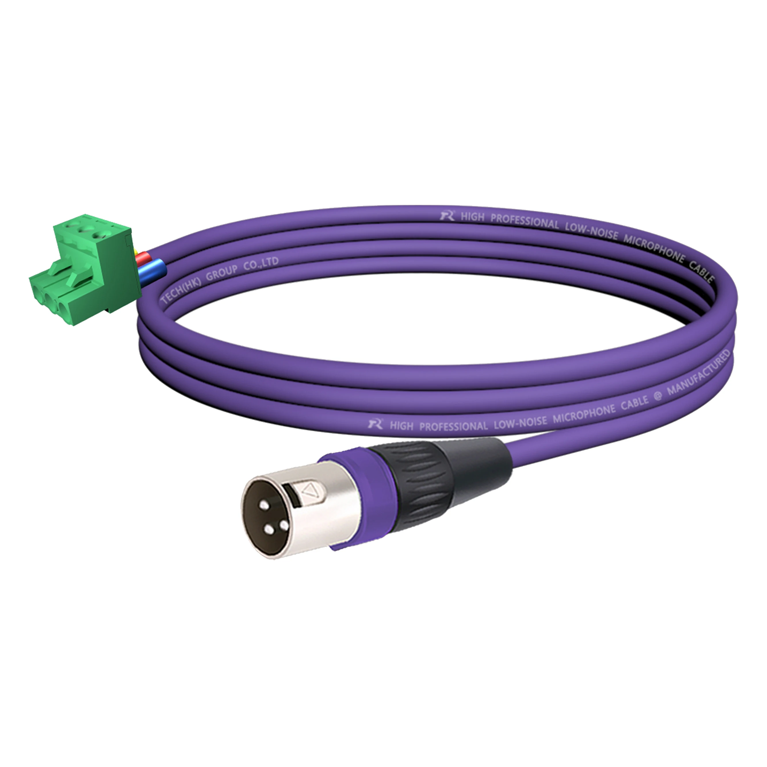 Interconnect, 5,08 mm 3-poliger Plug-and-Play-Phoenix-Stecker für 3-polige Cardano-Audio-Kabel (weiblich/männlich), silberfarbener Metallsteckerkörper – Detail 7