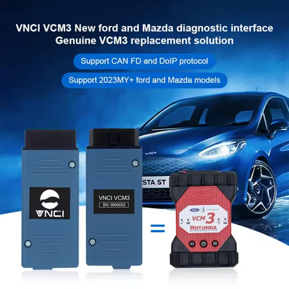 VNCI VCM3 Diagnostic Scanner for New For-d Ma-zda Supports CAN FD DoIP Supports 4 channel CAN BUS