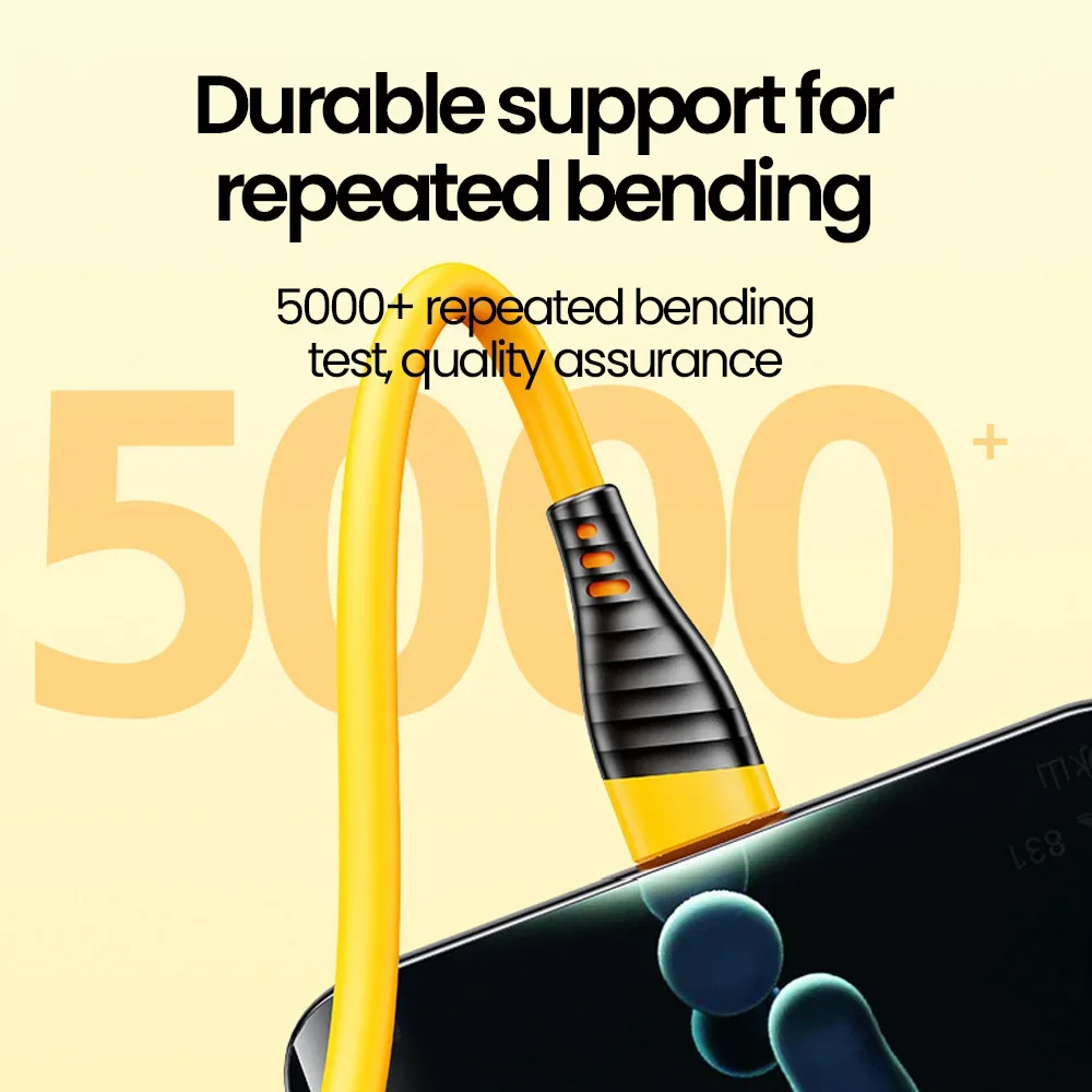 كابل بيانات شحن سريع 120 وات 6A USB C إلى كابل من النوع C لهاتف Samsung Xiaomi Huawei Honor OPPO كابل شحن سريع USB من النوع C