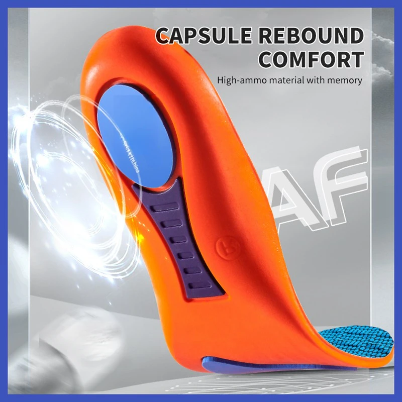 Orthopedic Insoles for Shoes Men Women Arch Support Flat Foot Insole Plantar Fasciitis Shock-absorbing Sports Running Shoe Pads