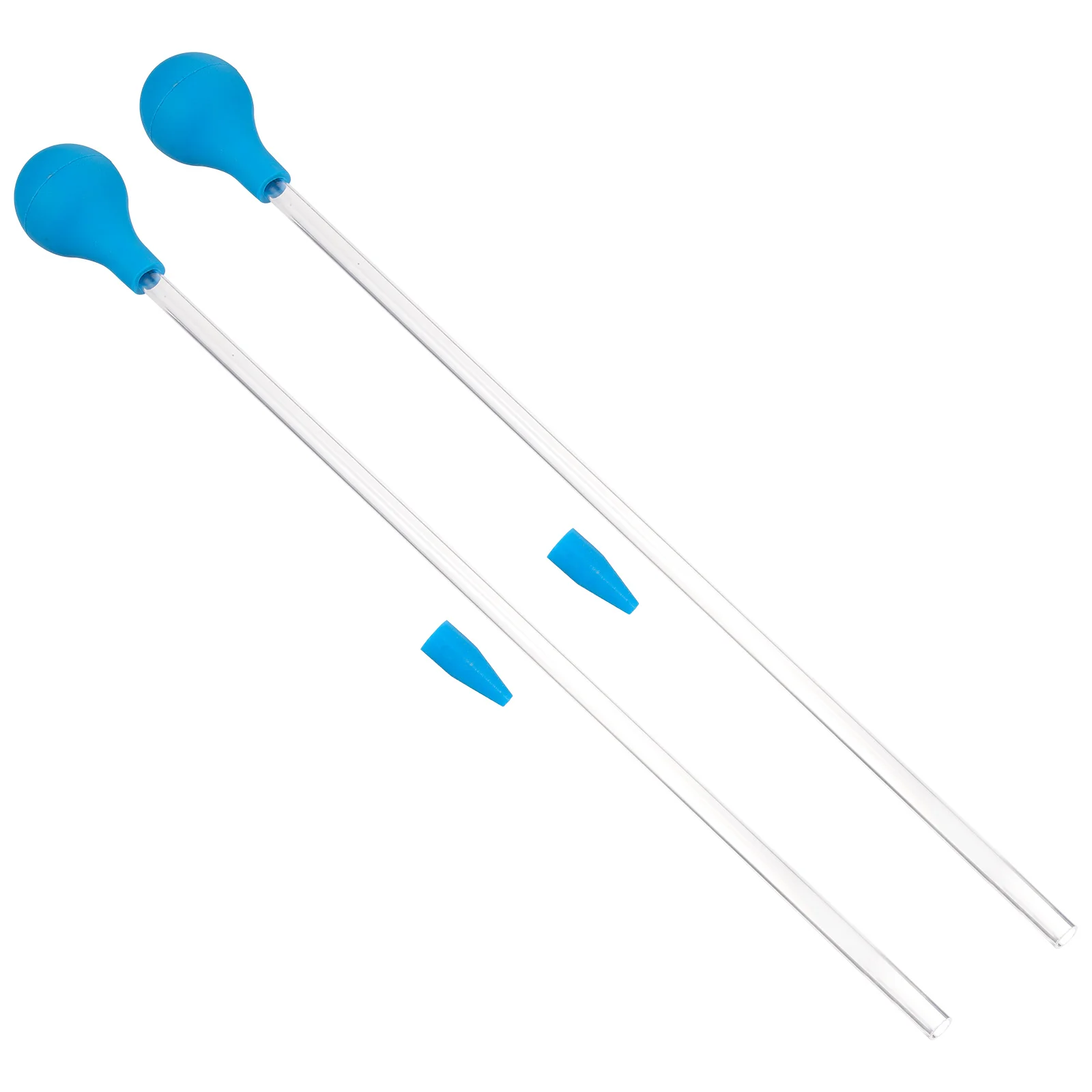 

2pcs Silicone Feeder Durable Leakproof Strong Suction Fish Tank Aquarium Accessory Food Feeding Fish Tank Coral Tube Aquarium