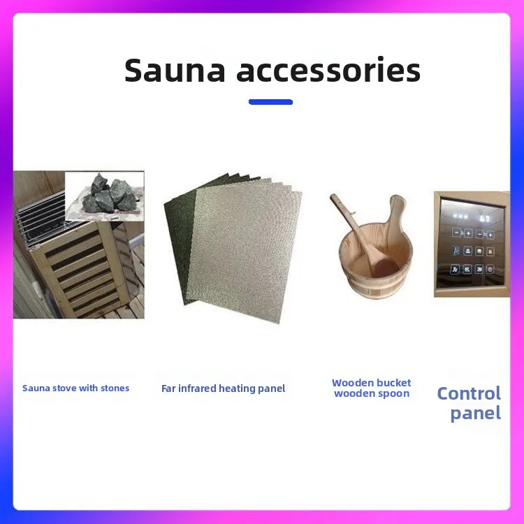 Far Infrared Sauna Room, Sweat Room, Dry Steam, Sweat Box, Light Wave Room, Household Full Body Infrared Sweat Box, Shower Room