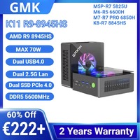 GMKtec K11 AMD Ryzen 9 8945HS Gaming Mini PC Windows 11 Pro Radeon 780M DDR5 5600MHz 32GB 1TB SSD WIFI6 BT5.2 Gamer Computer