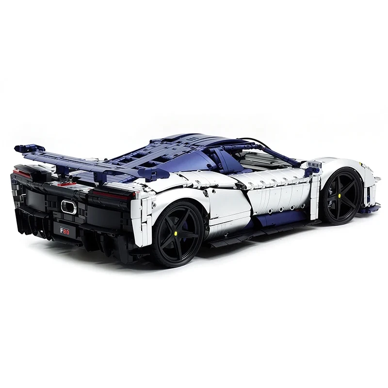 EIKEE Y18004 ضرب الكلاسيكية التقنية F80 الرياضة سوبر مركبة اللبنات سباق السيارات نموذج لغز لتقوم بها بنفسك لعبة هدايا عيد الميلاد #5