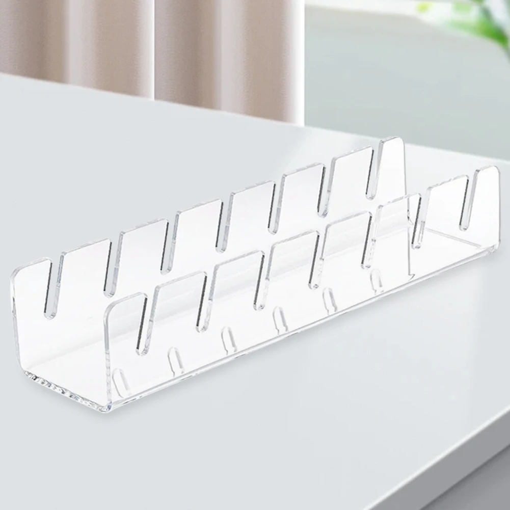 野球帽用アクリルハットスタンド、野球帽8個用ホルダー、取り付けなし、寝室のクローゼットドレッサー用オーガナイザー