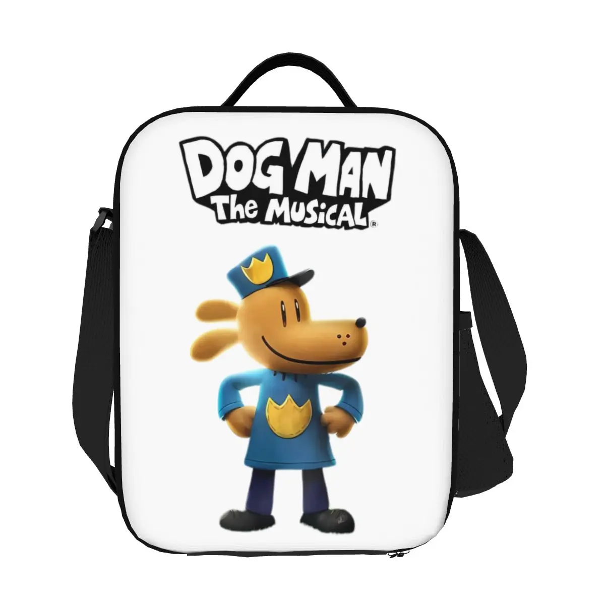 

Custom Animated Films Dogs Man Insulated Lunch Bag for Work School Portable Thermal Cooler Lunch Box Women Kids