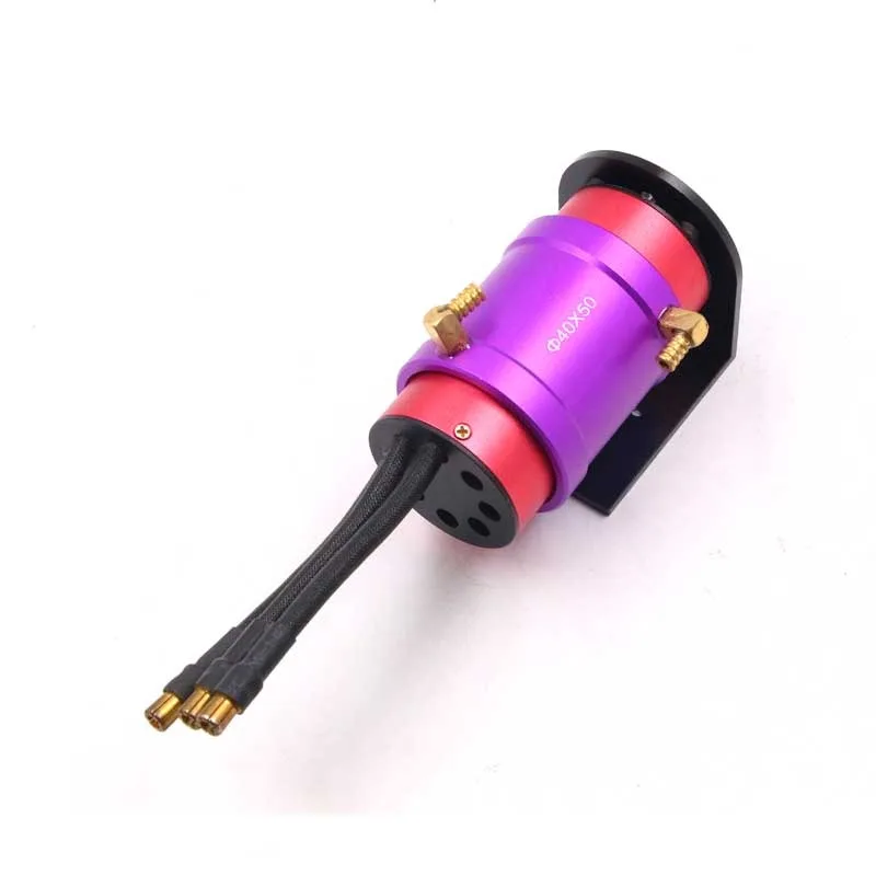 FATJAY RC هواية 4082-1600KV 2000KV تبريد المياه فرش السيارات 6S بطارية مع سترة تبريد المياه حامل المحرك لقارب RC