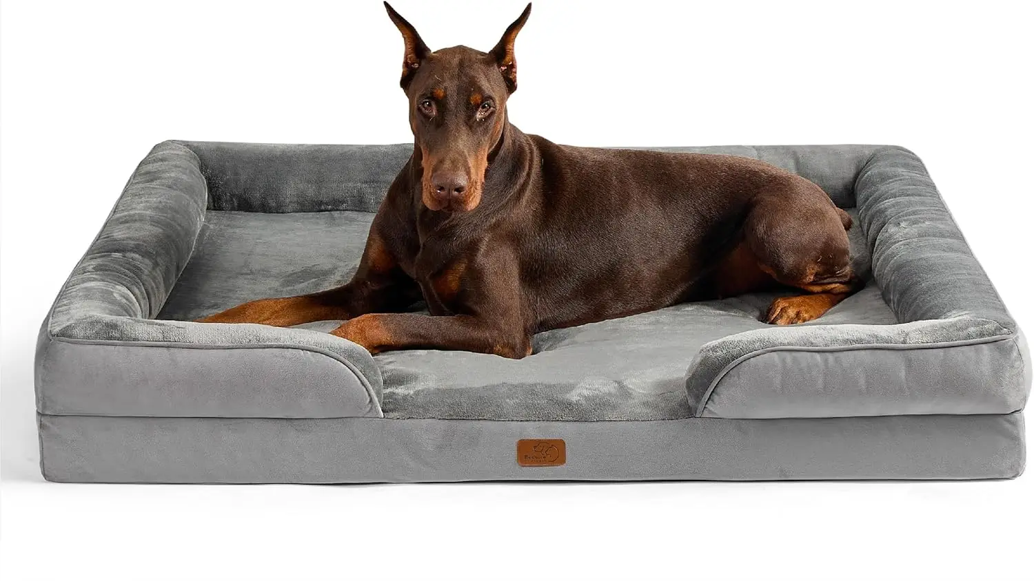 

XXL Orthopedic Dog Bed - Washable Great Dane Dog Sofa Beds for Giant Dogs, Supportive Foam Pet Couch Bed