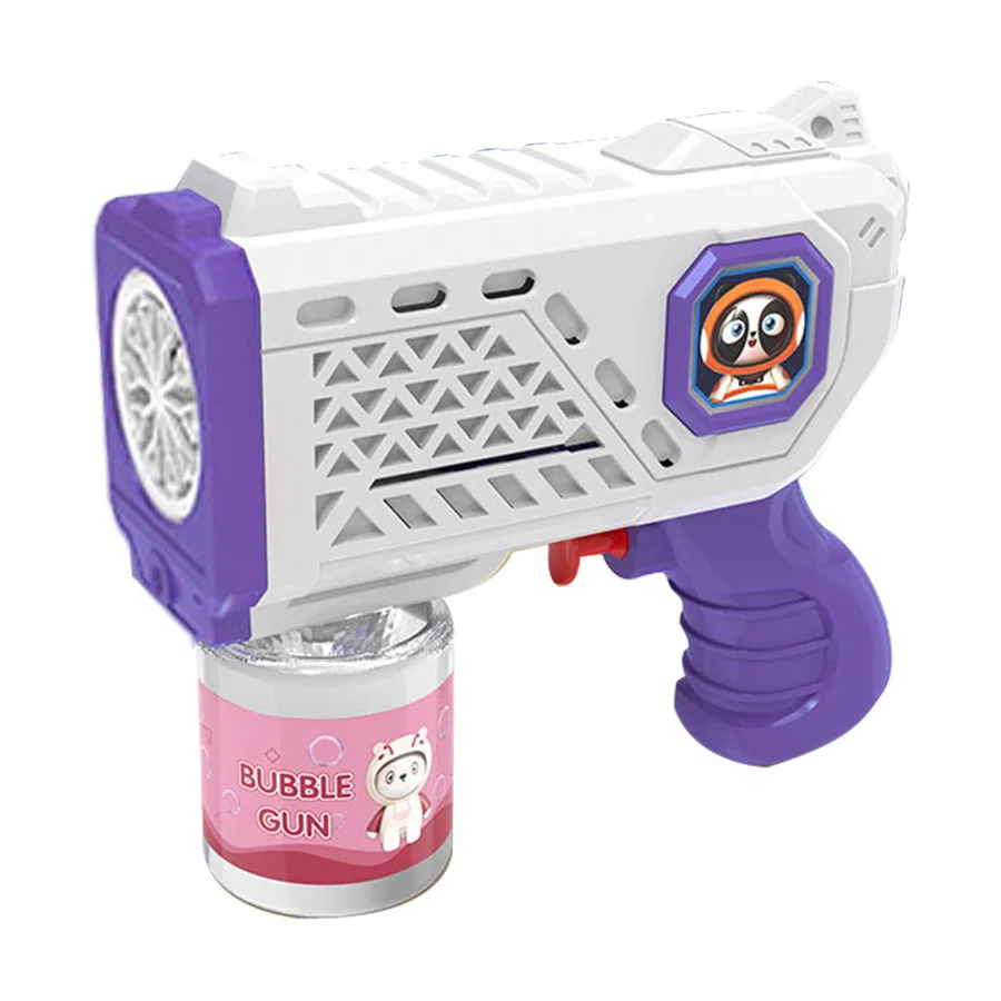 2024 New Electric Automatic Bubble Machine Water Gun Bubbles Gun Summer Beach Bath Outdoor Game Fantasy Kids Toys Festival Gifts