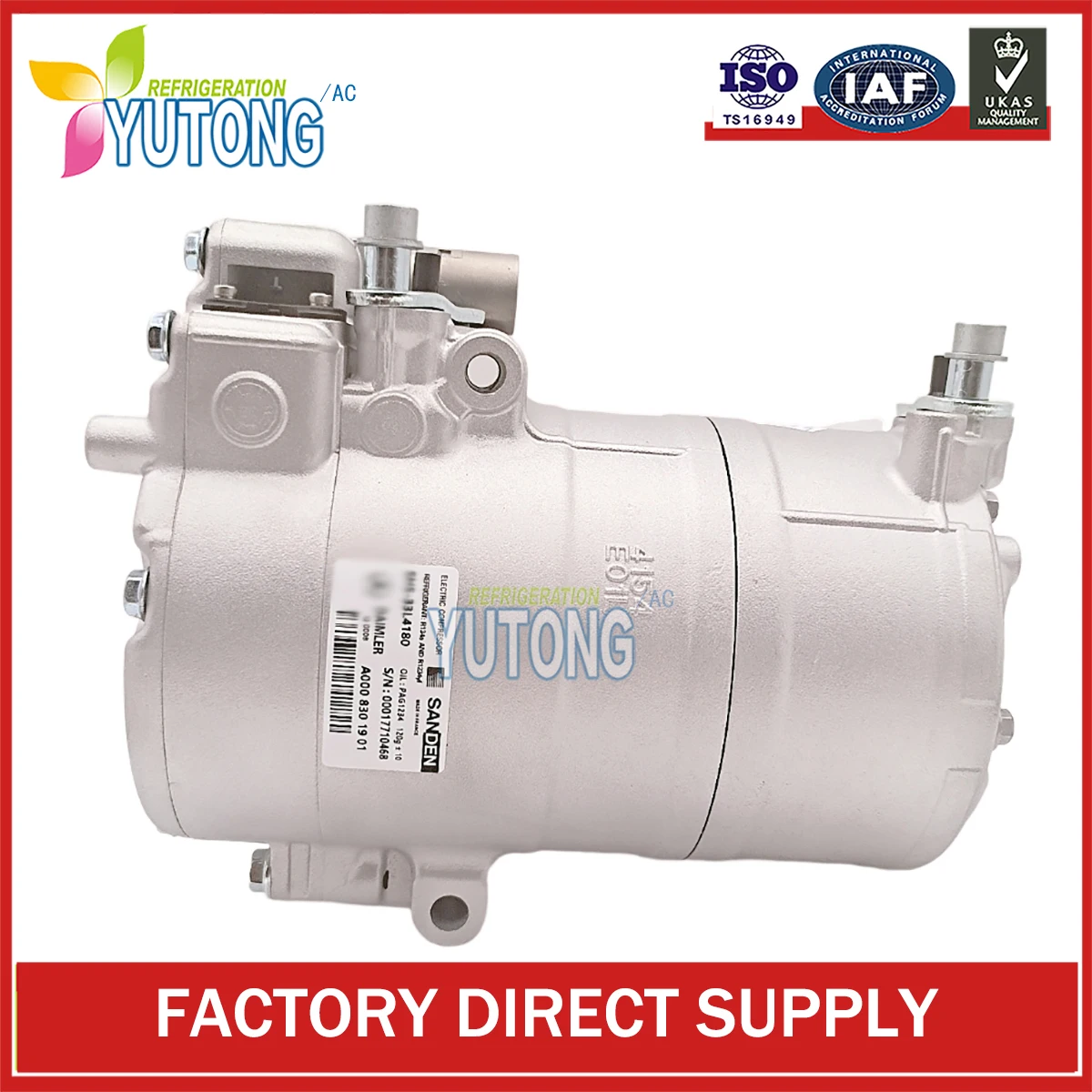 

SHS-33L4180 Compressor For benz W222/S30 0W205/C300 A0008301901