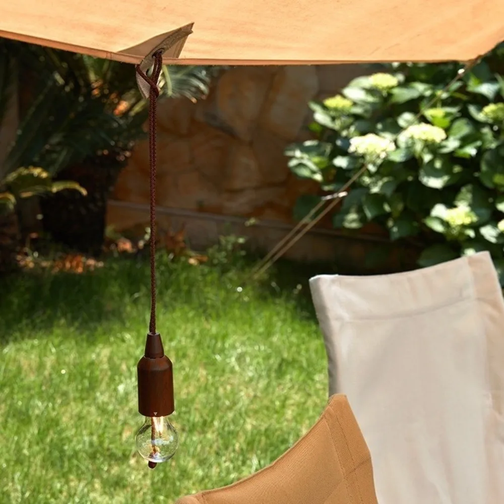 Retro Bol Camping Tentlamp Laag vermogen Waterdicht Trekkoord Licht Warme sfeer Extreem heldere sfeerlamp