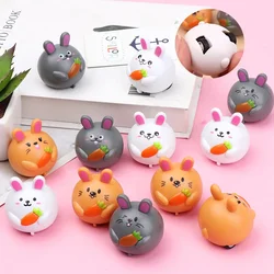 5Pc Cute Carrot Rabbit Pull Back Cars Toys for Kids Birthday Baby Shower Party Favors Happy Easter Party Souvenir Pinata Fillers
