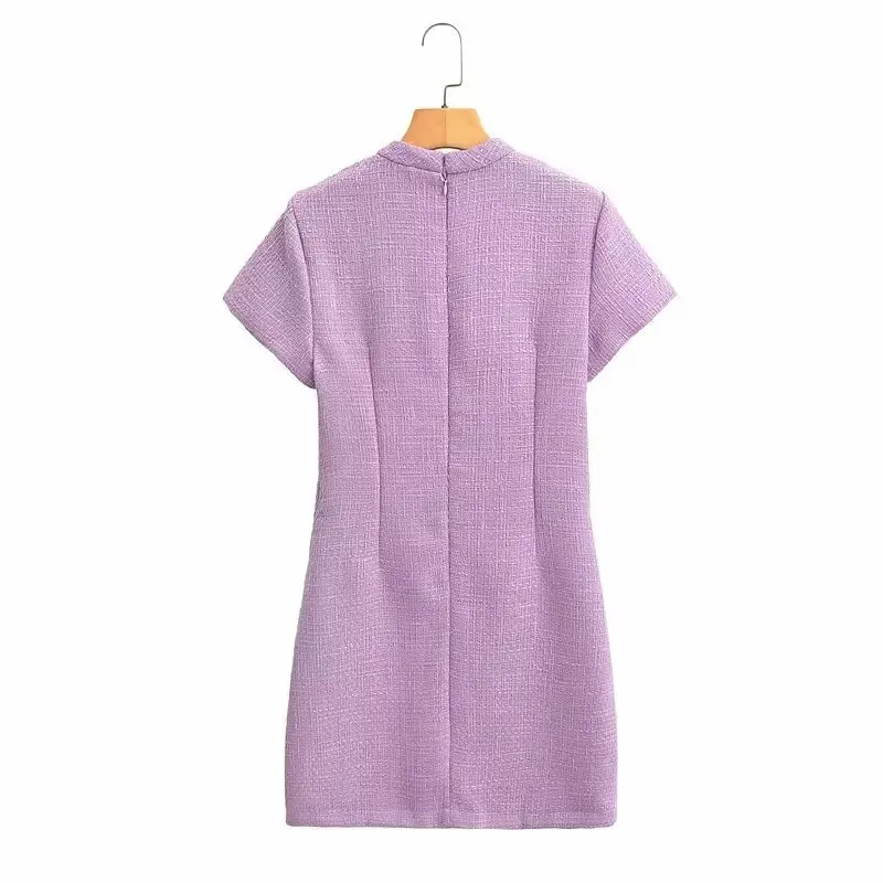 فستان أنيق متعدد الاستخدامات بأكمام قصيرة من JNLEAOG، تصميم ملابس نسائية بأسلوب عطري مصغر، تنورة كاجوال بتصميم ساحر #2