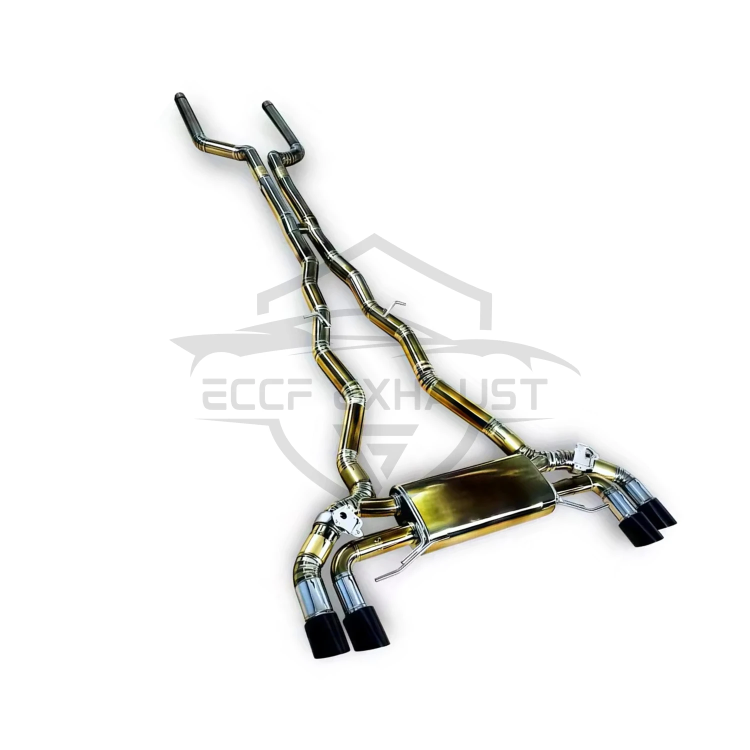 

ECCF агрессивный звук, титановый выхлоп Catback с Valvetronic для BMW M850i G16 4,4T Plug & Play, без настройки, гарантия, сейф