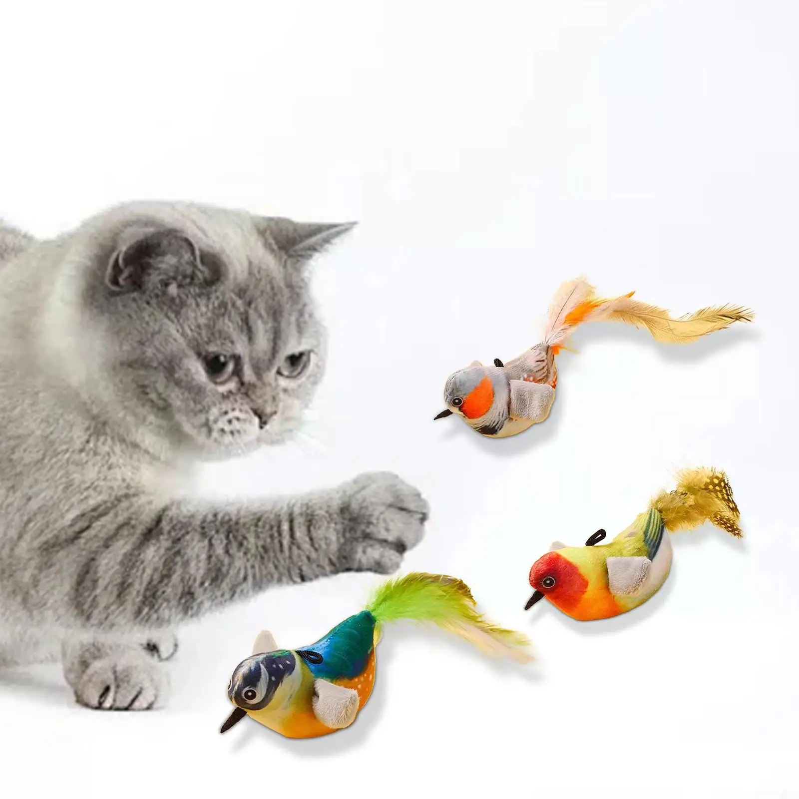 Kat Interactief Speelgoed Kat Speelgoed Hangende Vogel Voor Kitten Activiteit Indoor Katten