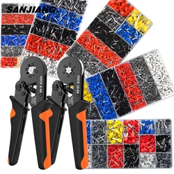 VE Tubular Crimping Terminal,Multiple Crimping Terminal Pliers Combination Set,Electrical Equipment Connector,Crimping Pliers