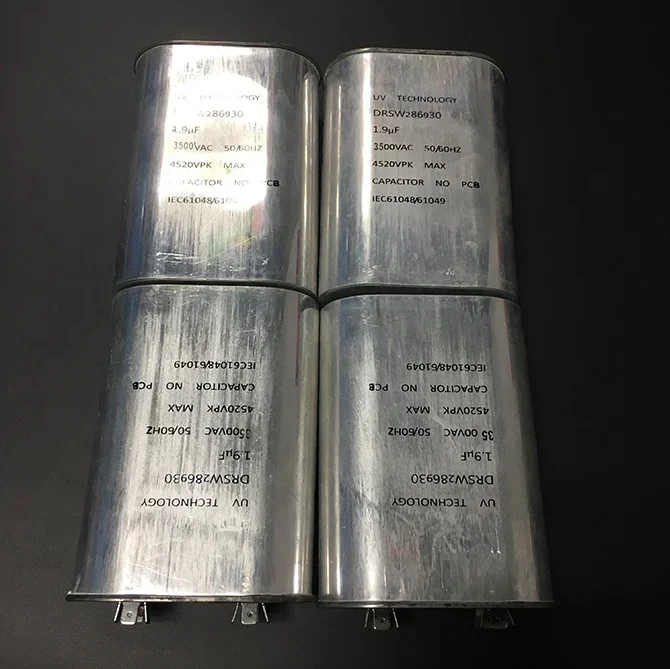 1.9UF 3500V high voltage aluminium electrolytic capacitor