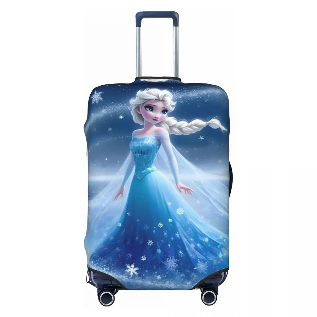 

Custom Classical Frozen Anime Suitcase Cover Elastic Adorable Elsa&Anna Travel Luggage Covers for 18-32 inch