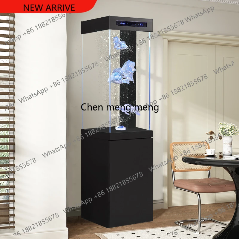 

M32 Ornamental Fish Indoors Aquarium Fish Farming Equipment Modern Aquarium Entrance Hall Floor Living Room Furniture Acquario