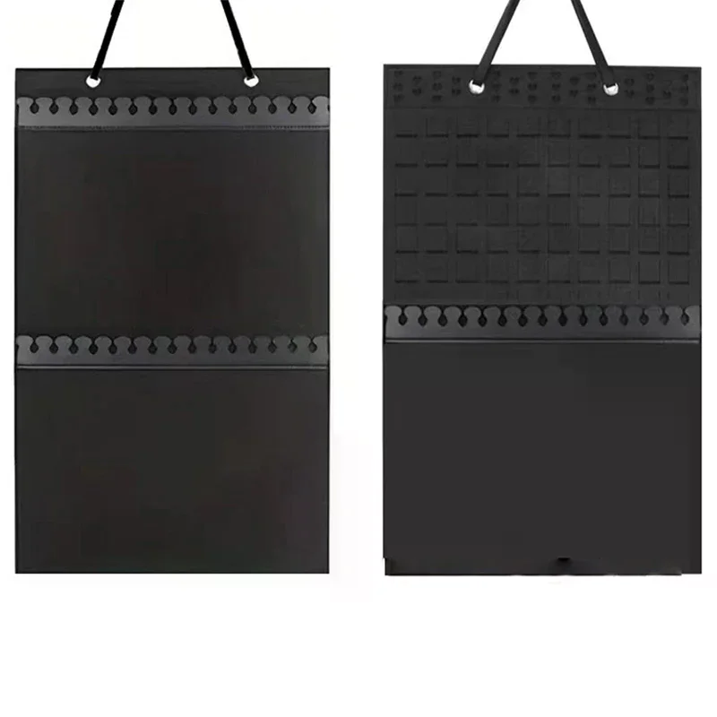 

Подвесная сумка-органайзер для ювелирных изделий для серег, ожерелья, браслетов, односторонняя фетровая сумка-органайзер для хранения