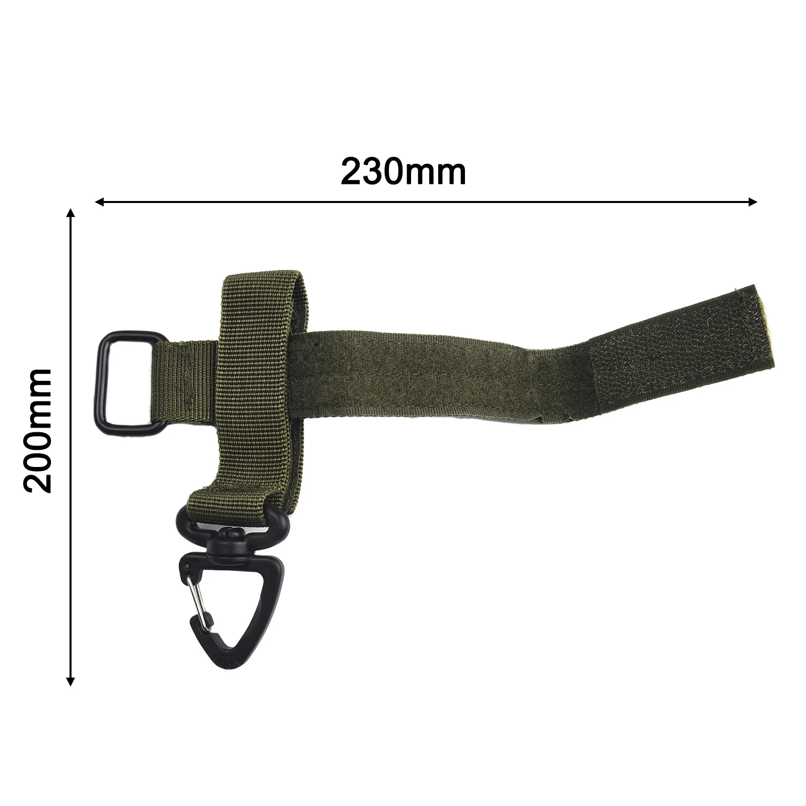 Glove Hanger Molle Glove Holders 4pcs Glove Hanger Rope Storage Buckle Nylon Carabiner Outdoor Storage Ties 20*23cm 4pcs Khaki