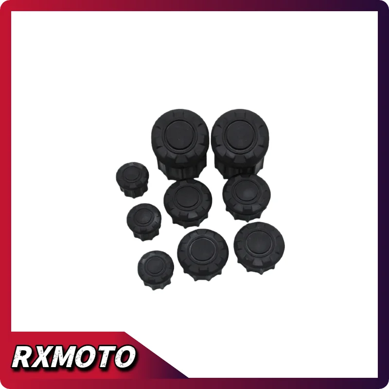 

9 pcs chassis plugs for BMW R1200GS R1250GS LC Adventure frame hole covers plug cap R 1200GS R1250 GS ADV 2014-2023 motorcycle