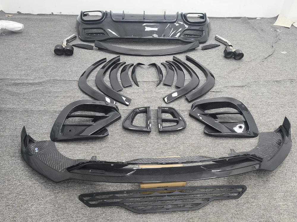 YIKU Exclusive Sale High Quality New  Body Kit for Mercedes-Benz GLE63 Coupe B Style Dry Carbon Fiber Auto Body Systems