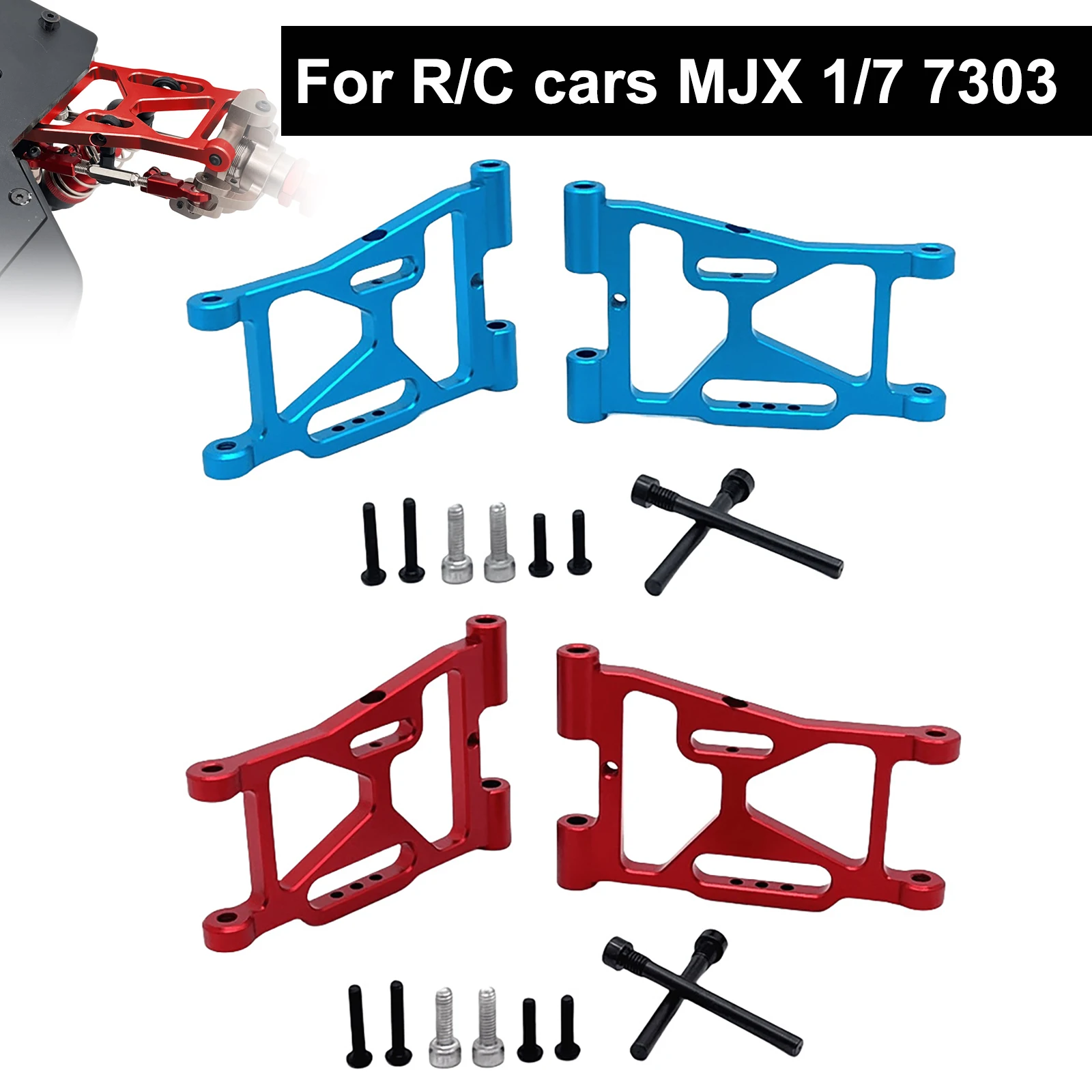 

Metal Swing arm pull rod Steering Cup Parts For Hyper GO MJX 7303 1/7 RC Car Front Swing Arm