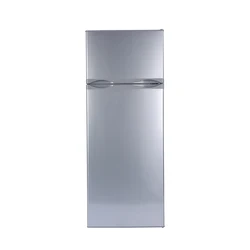 12V 24V DC gas home refrigerator 218L top freezer double door solar portable refrigerator BCD-218