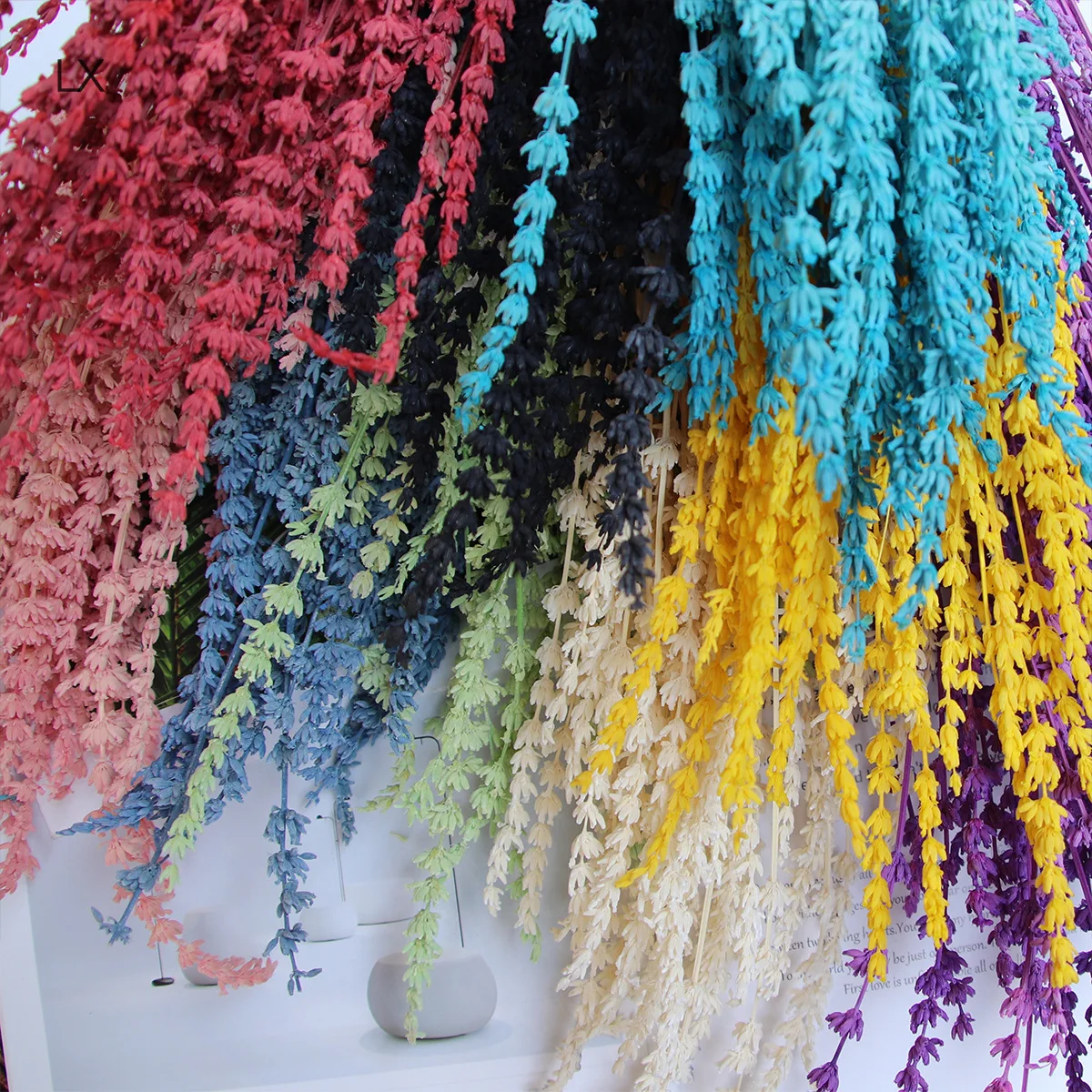 20g DIY Unsterbliche Blume Dekor Lavendel Natürliche Getrocknete Blumenstrauß Für Hochzeit Party Dekoration Garten Wohnzimmer Dekor