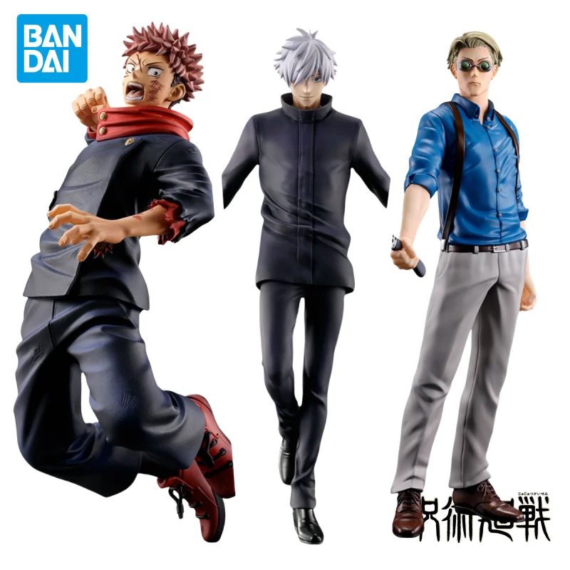 

In stock Original BANDAI Jujutsu Kaisen Ichiban Kuji Yuji Kento Gojo Anime Action Figures Model Toys desktop Ornament Gifts