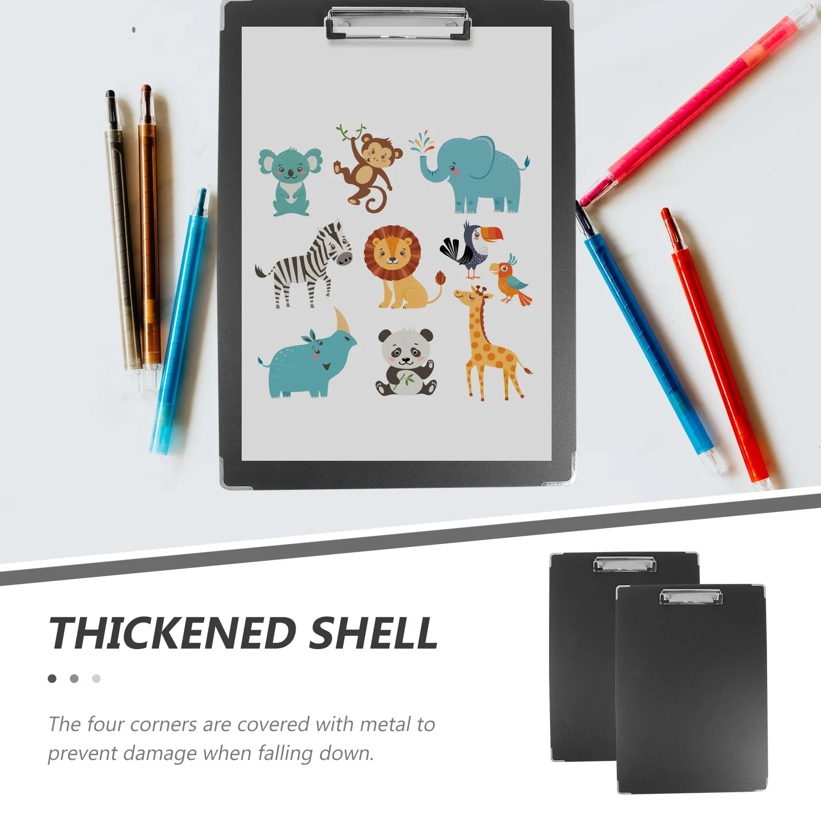 2 pçs prancheta de esboço prancheta de desenho de plástico para artista esboçar escrita pintura portátil viagem arte fornecimento