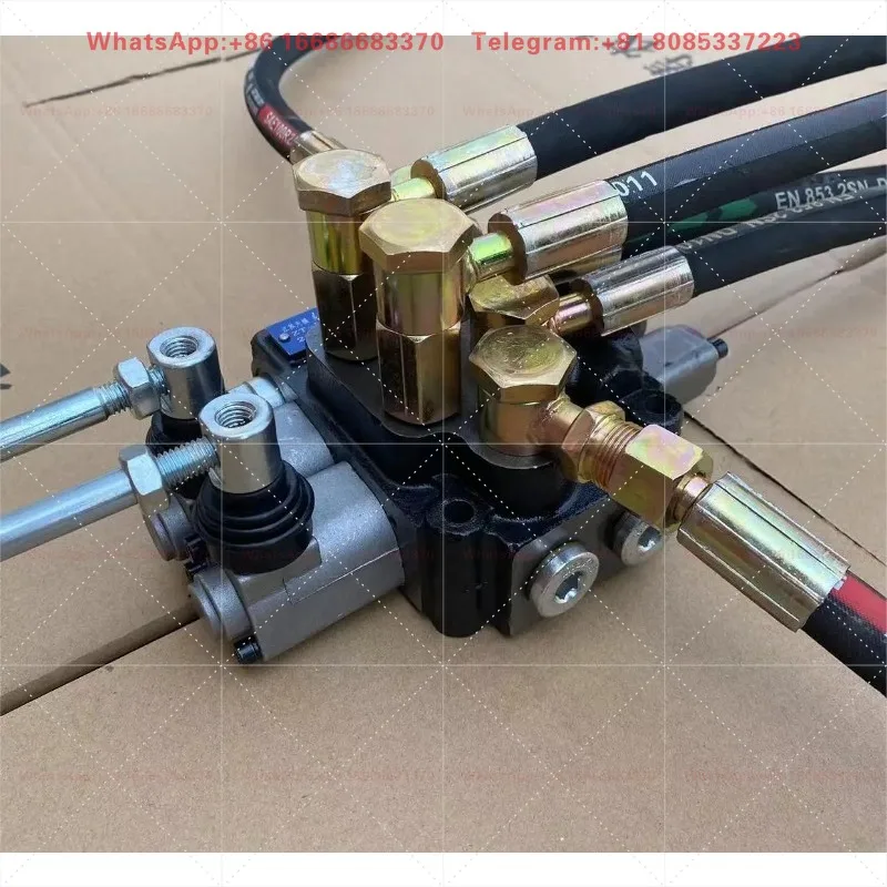 Tractor modification with multi-way valve distributor