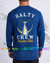 Men's Performance Long Sleeve Fishing Clothes Summer Uv Sun Protection Sailing Gear Quick-Dry T-shirt Camisa De Pesca