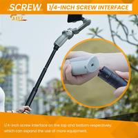 AEE7-For DJI OM 4/ OSMO Moblie 3/2 Tripod Extension Pole Selfie Stick Rod For OSMO Pocket/ Insta360 One X Accessories