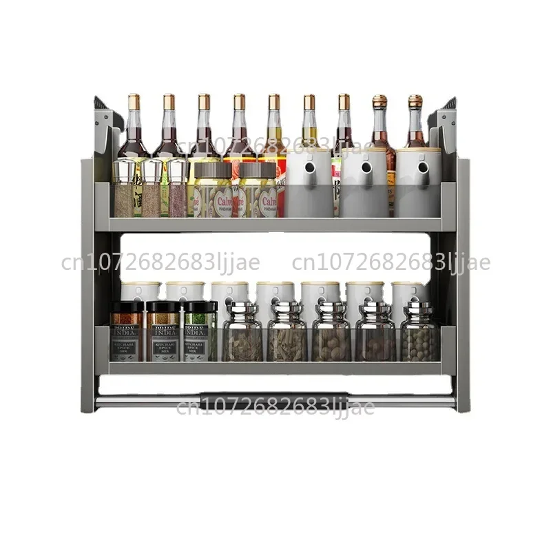 

Gun Ash Kitchen Cabinet Drop Down Lift Basket Cabinet Up and Down Buffer Open Door Storage Rack Seasoning Basket