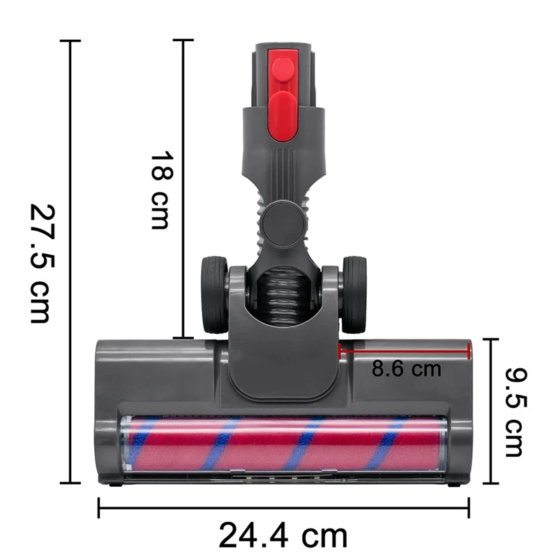 Zmotoryzowana głowica szczotki podłogowej Akcesoria do odkurzacza Dyson V8 V7 V10 V11 V15 Głowica rolkowa Części szczotki podłogowej