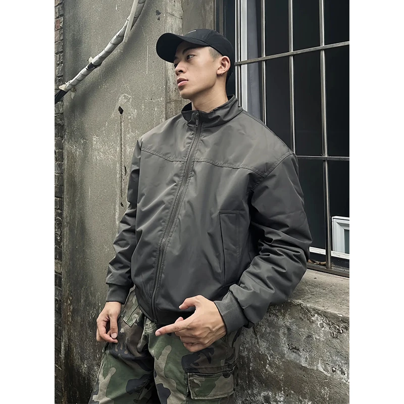 

Мужская хлопковая куртка GTLA Tee-Proof: теплая функциональная зимняя куртка-пилот для активного отдыха, молодежная модная модель с длинными рукавами Z...