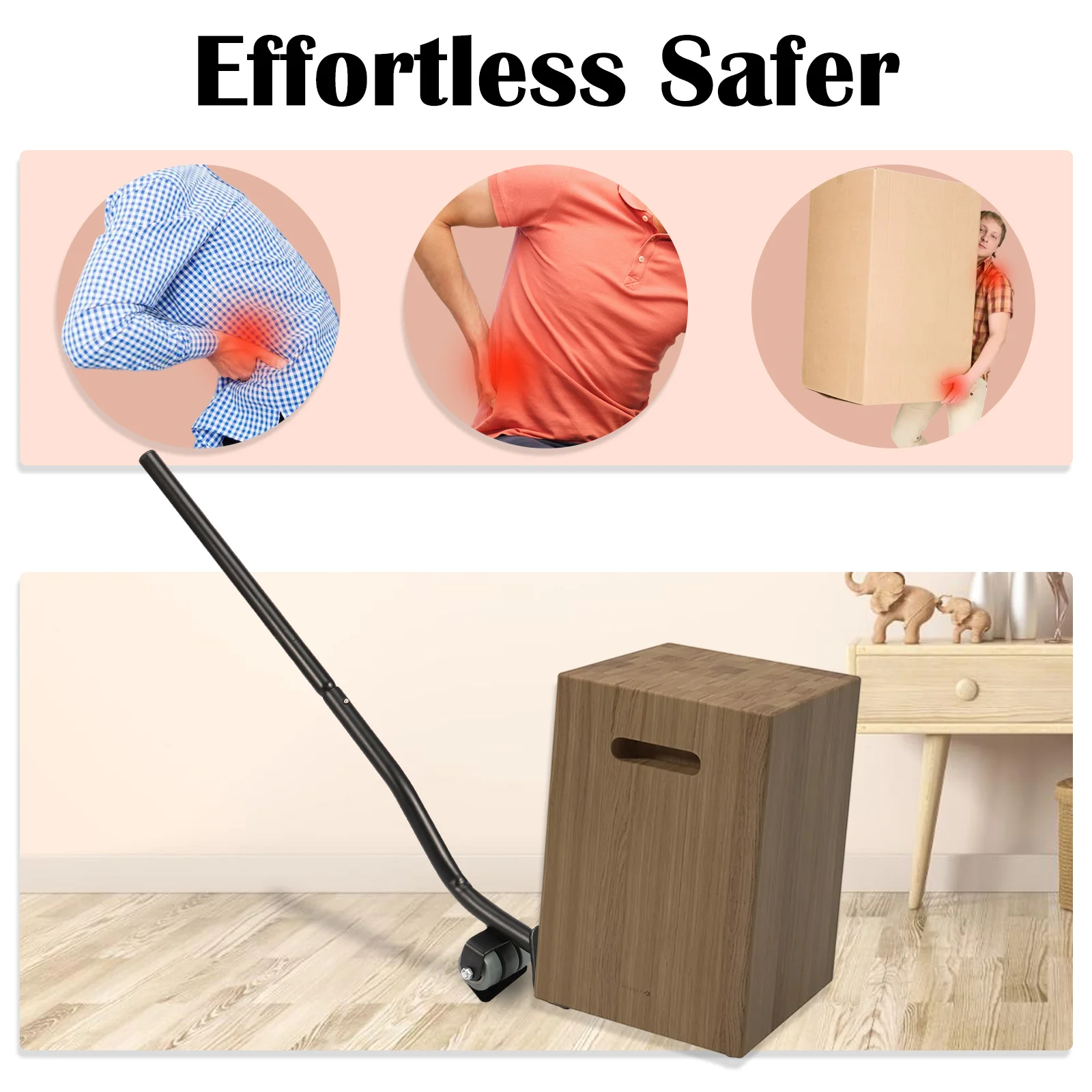 أداة نقل الأثاث شديدة التحمل، خزانة الغسالة، نقل الثلاجة، رفع الأثاث المتحرك #2