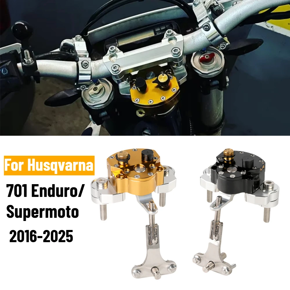 Steering Damper Stabilizer For Husqvarna 701 Enduro Supermoto 2016-2025 Motorcycle  Accessories Steering Stabilizer Reversed Kit