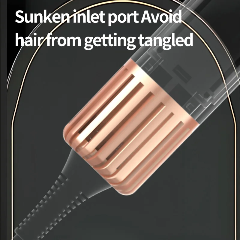 الأكثر شعبية المحمولة الكهربائية 2 في 1 مجفف الشعر ومستقامة مشط الهواء الساخن الأيونات للاستخدام المنزلي في الفندق مادة النايلون #5