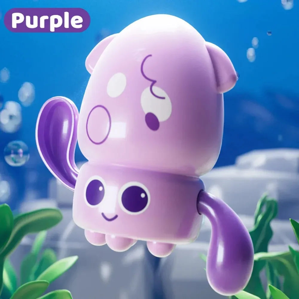 ألعاب حمام لطيفة سهلة الاستخدام، لعبة حبار مائية، لعبة أخطبوط، ألعاب عائمة للمسبح، وقت الاستحمام